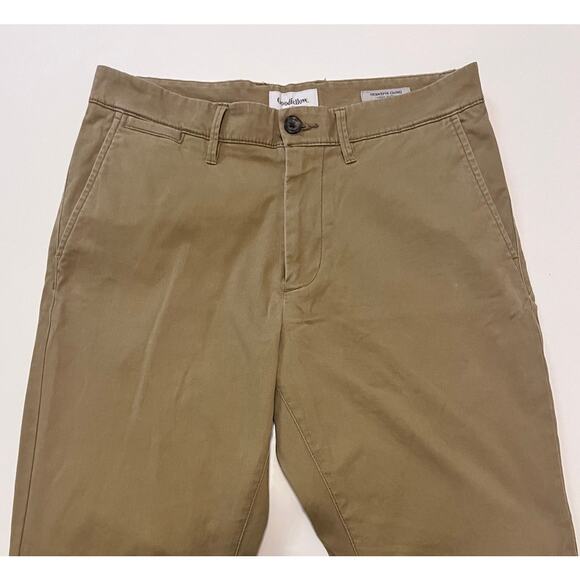 Men's Goodfellow & Co. Hennepin Chino Tan Khaki Pants 30Wx32L - Picture 1 of 4
